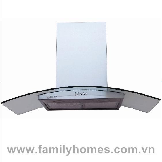 Máy hút mùi kính cong Family HMC-900KK